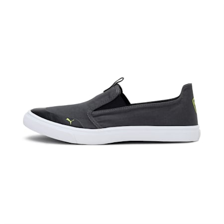 puma lazy slip on blue