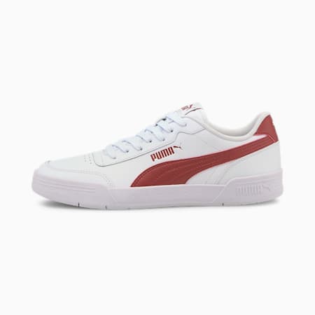 Caracal Trainers, Puma White-Red Dahlia, small-THA