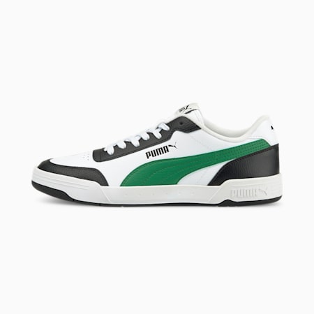 Caracal SoftFoam+ Sneakers, Puma White-Amazon Green-Puma Black, small-IND