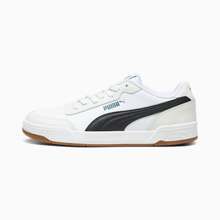 Caracal Trainers, PUMA White-PUMA Black-Malachite-Vapor Gray, small-THA