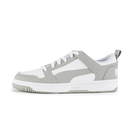 Rebound Lay Up Lo SL Trainers, Puma White-Gray Violet, small-THA