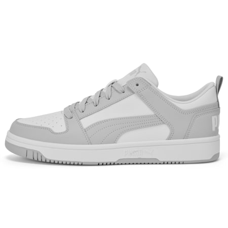 Rebound Lay Up Lo SL Trainers, PUMA White-Harbor Mist, small-THA