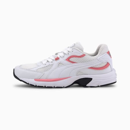 Axis Plus 90s Trainers, Puma White-Bubblegum-Puma Silver-Puma Black, small-SEA