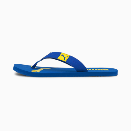 Cosy Flip Sandals, Lapis Blue-Super Lemon, small-SEA