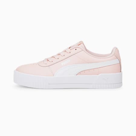 Basket Carina L Youth pour fille, Chalk Pink-Puma White, small