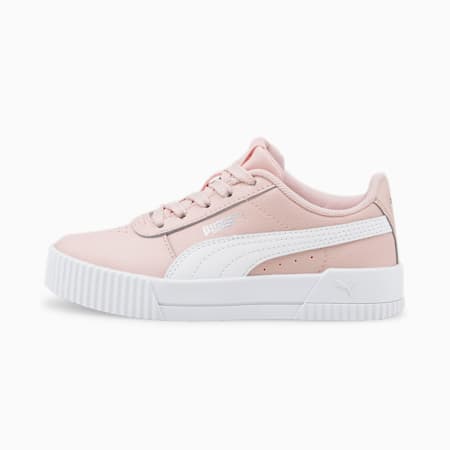 Carina L Kids' Trainers, Chalk Pink-Puma White, small-PHL