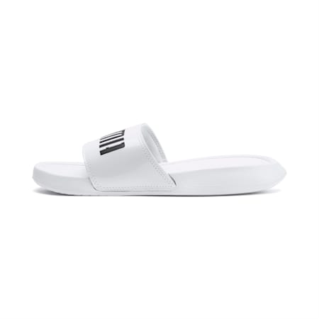 Popcat Patent Women's Sandals, Puma White-Puma Black, small-PHL