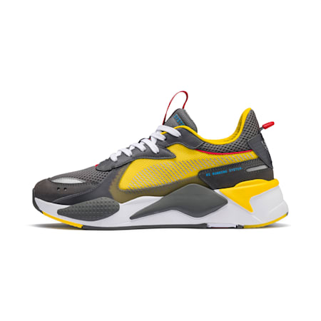 PUMA x TRANSFORMERS RS-X Bumblebee Trainers, QUIET SHADE-Cyber Yellow, small-SEA