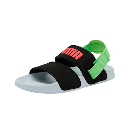 Leadcat YLM Lite Sandals, Puma White-Green Gecko, small-THA