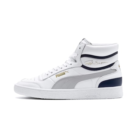 Ralph Sampson Mid Trainers, Puma White-Gray Violet-Peacoat, small-PHL