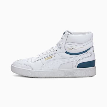 Ralph Sampson Mid Trainers, Puma White-Digi-blue, small-PHL