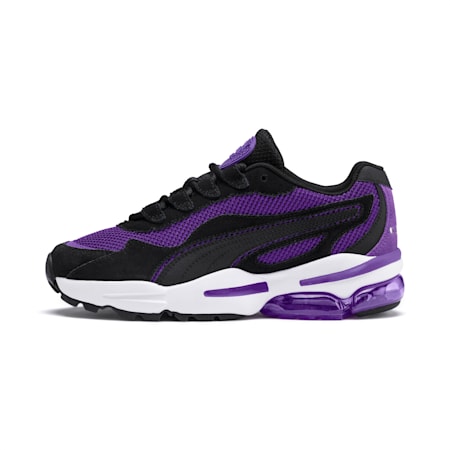 CELL Stellar Suede Women's Trainers, Puma Black-Purple Glimmer, small-SEA