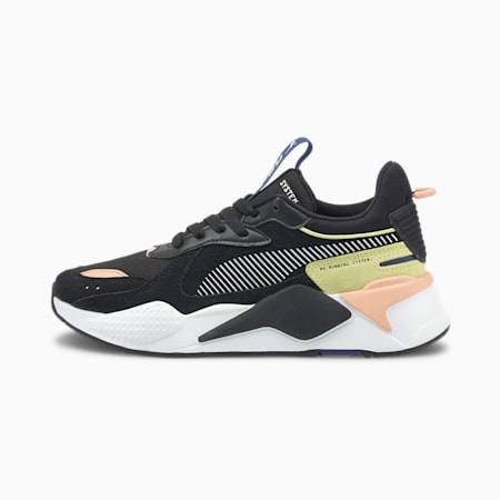 RS-X Reinvent Women's Sneakers | Puma Black-Apricot Blush-Yellow Pear ...
