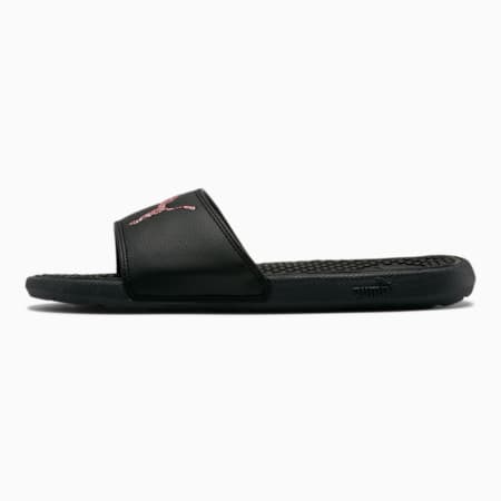Black and rose gold slides discount