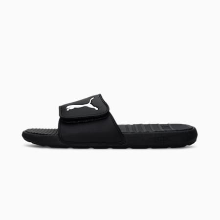 Cool Cat Sport Men's Slides, Puma Black-Puma White, small-AUS