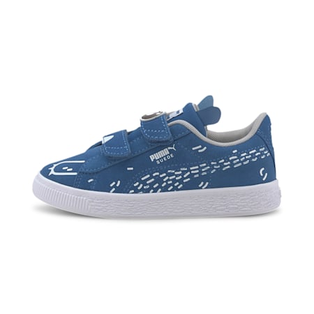 Suede Monster Family Kids' Sneakers, Bright Cobalt-Puma White, small-IND