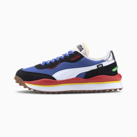 Style Rider Play On Trainers, Dazzling Blue-Puma Black-High Risk Red, small-SEA