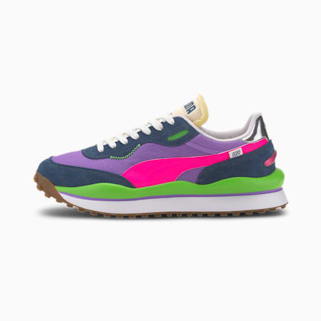 dark purple trainers