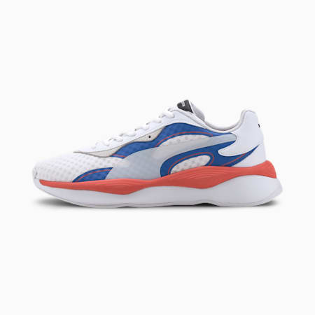 puma white and orange shoes