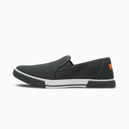 Procyon Slip-on Sneakers, Dark Shadow-Vibrant Orange, small-IND