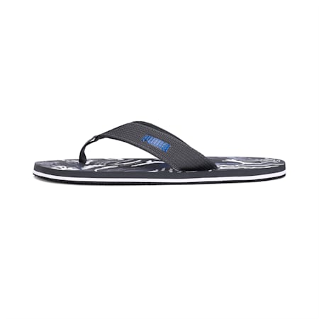 puma grey slide flip flop