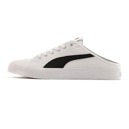 바리 뮬/Bari Mule, Puma White-Puma Black, small-KOR