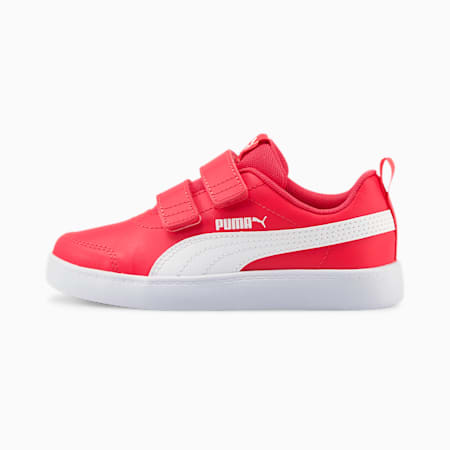 Courtflex V2 Kids' Trainers, Paradise Pink-Puma White, small-IDN