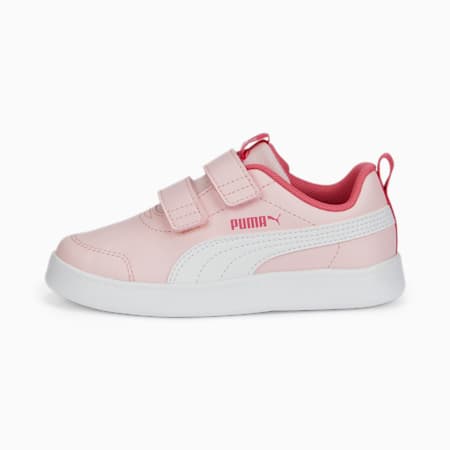 Zapatillas para niño Courtflex V2, Almond Blossom-Puma White, small