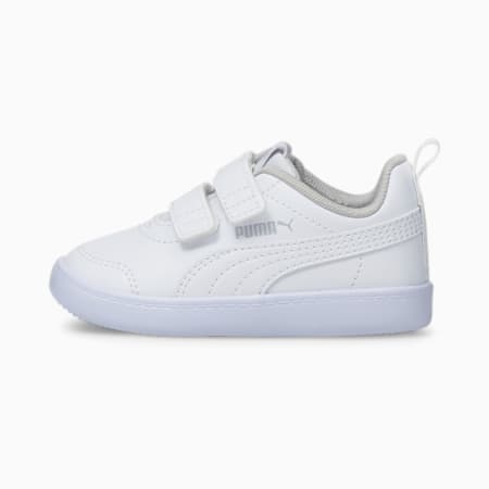 Courtflex V2 Baby Sneakers, Puma White-Gray Violet, small