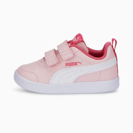 Courtflex V2 sportschoenen voor baby’s, Almond Blossom-Puma White, small