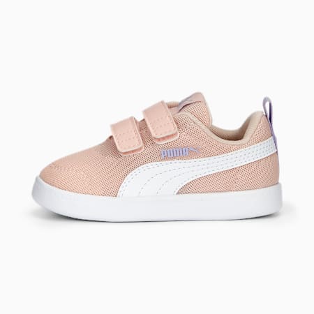 Courtflex V2 Mesh Baby Sneakers, Rose Dust-PUMA White-Vivid Violet, small