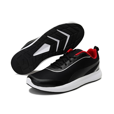 Seawalk Men’s Running Shoes, Dark Shadow-Limepunch, small-IND