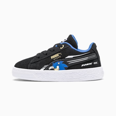 puma suede azul e laranja