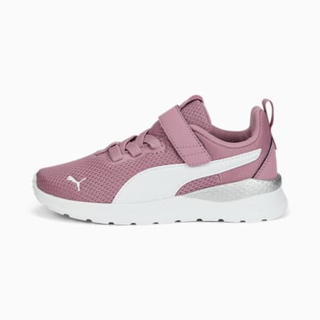 Anzarun Lite Kids' Trainers, Pale Grape-Puma White-Puma Silver, small-SEA