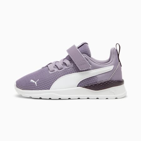 Anzarun Lite Kids' Trainers, Pale Plum-PUMA White-Midnight Plum, small-SEA