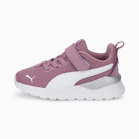 Anzarun Lite Babies' Trainers, Pale Grape-Puma White-Puma Silver, small-SEA