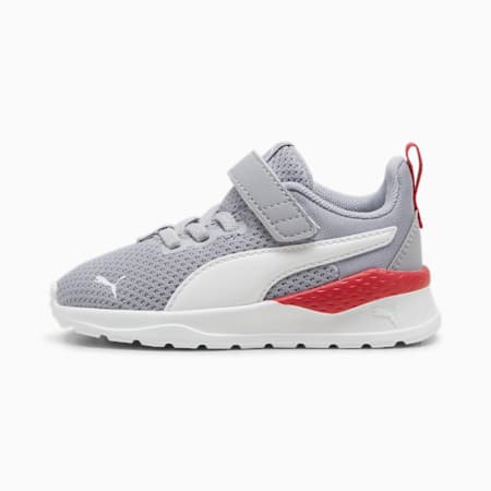 Baskets Anzarun Lite Bébé, Gray Fog-PUMA White-Club Red, small