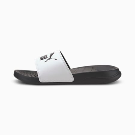 Młodzieżowe klapki Popcat 20, Puma White-Puma Black, small