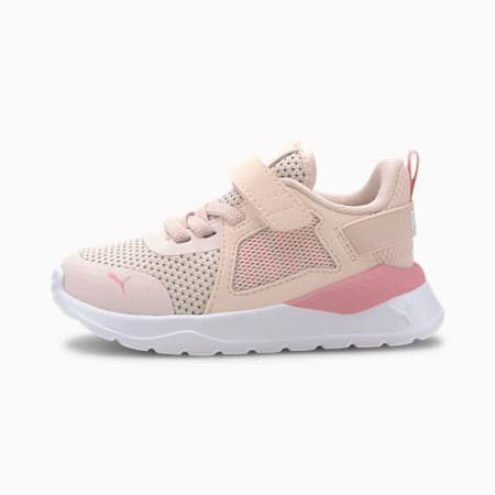 Anzarun Knit Babies' Trainers, Rosewater-Peony-Puma White, small-SEA