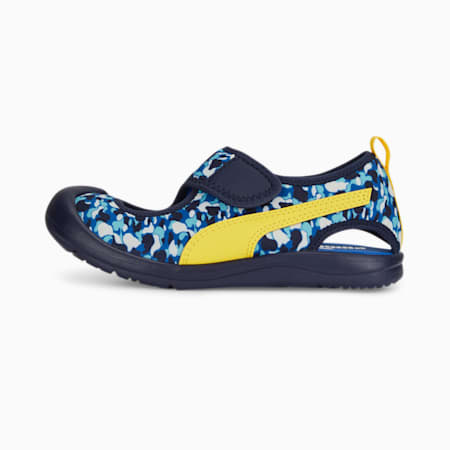 Aquacat Kids' Sandals, Victoria Blue-Pelé Yellow-PUMA Navy-PUMA White, small-SEA