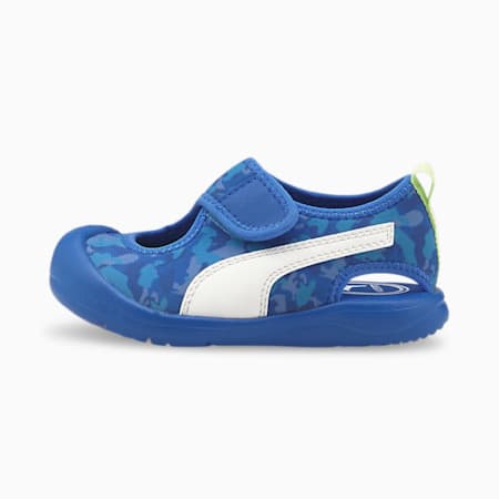 Aquacat Toddlers' Sandals, Victoria Blue-Puma White, small-PHL