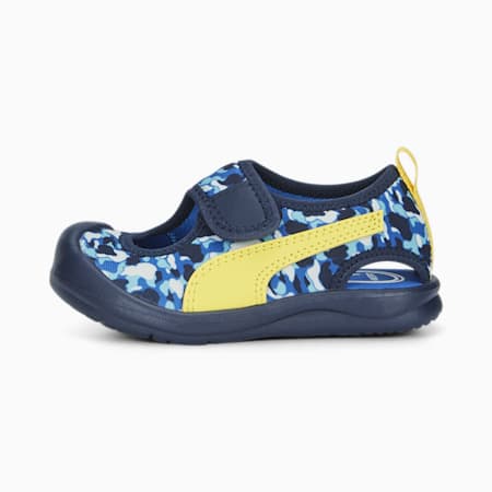 Aquacat Toddlers' Sandals, Victoria Blue-Pelé Yellow-PUMA Navy-PUMA White, small-PHL