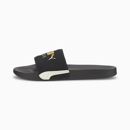 Leadcat FTR Suede Classic Sandals, Puma Black-Puma Team Gold-Marshmallow, small-AUS