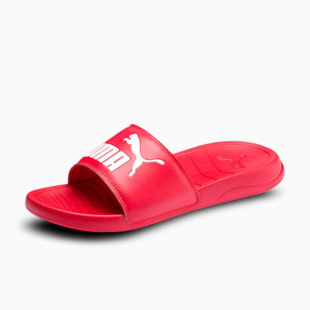puma sandals red