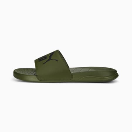 Popcat 20 Sandals, Green Moss-PUMA Black, small-SEA
