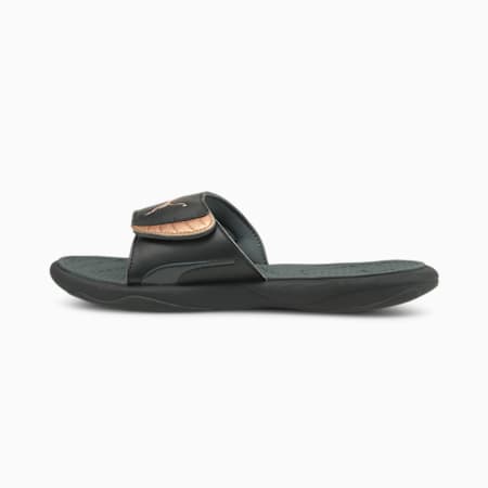 Royalcat Comfort Women's Sandals, Puma Black-Rose Gold-Dark Shadow, small-PHL