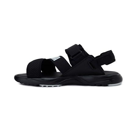 puma black slippers size 8