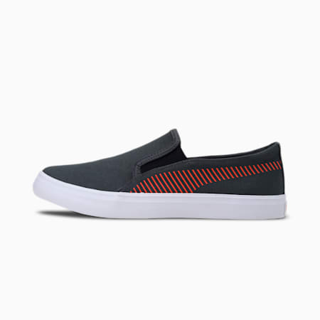 Madrid Men's Slip-on Shoes, Dark Shadow-Tigerlily, small-IND