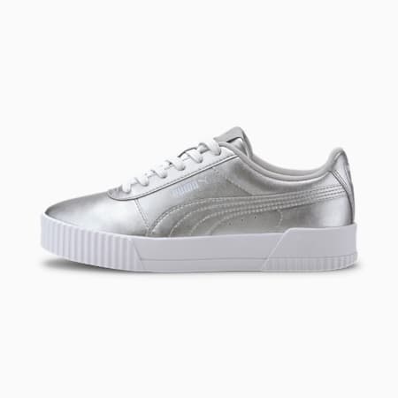 PUMA公式】プーマ キャリーナ メタリック ウィメンズ スニーカー シューズ レディース | Puma Silver-Puma Silver |  プーマ レディース スニーカー | プーマ