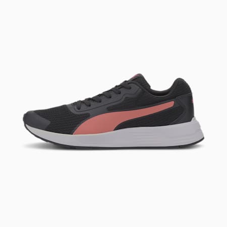 Taper Trainers, Puma Black-Salmon Rose-Puma White, small-THA